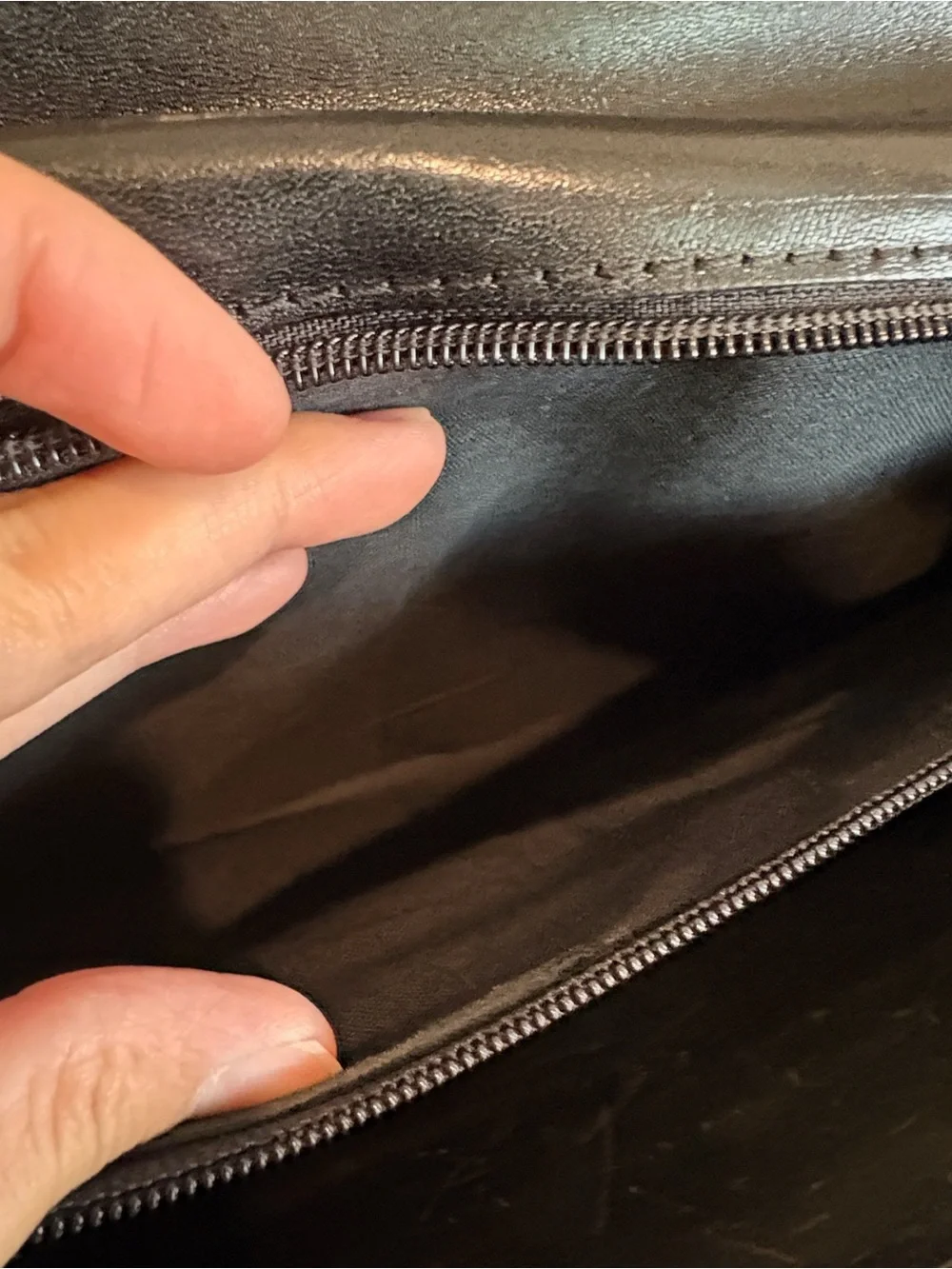 Bally Black Leather Briefcase with Gold-Tone Combination Lock